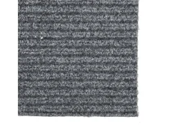 Alfombra felpudo atrapasuciedad gris 100x100 cm ES43030
