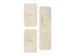 Alfombra Flokati de Grecia 70x620 cm Naturaleza Flokos XXL