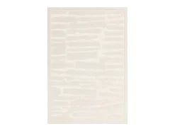 Alfombra geométrica - 200x290cm - crema - Valley Path