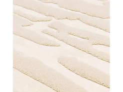 Alfombra geométrica - 160x230cm - crema - Valley Path