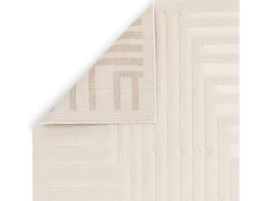 Alfombra geométrica - 160x230cm - crema - Valley Connection