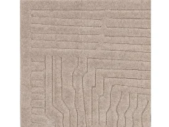 Alfombra geométrica - 200x290cm - beige - Valley Route