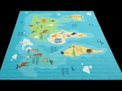 Alfombra Happy Life de Aprendizaje - Azul - 160x220 cm