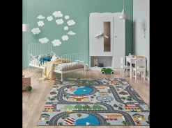 Alfombra Happy Life Juego - Gris - 200x290 cm
