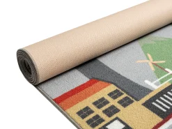 Alfombra Happy Life Juego - Gris - 100x200 cm