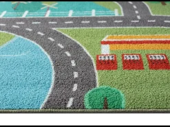 Alfombra Happy Life Juego - Verde - 140x200 cm