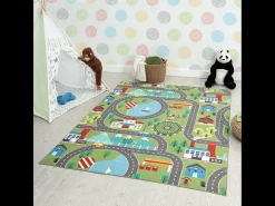 Alfombra Happy Life Juego - Verde - 120x160 cm