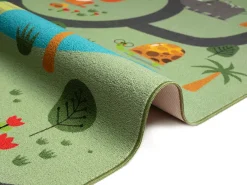 Alfombra Happy Life Juego Safari - Verde - 80x150 cm