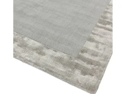 Alfombra hecha a mano Alfombra hecha a mano de lana y viscosa - 200x290cm - Plata - Ascot