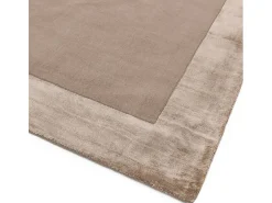 Alfombra hecha a mano Alfombra hecha a mano de lana y viscosa - 160x230cm - beige - Ascot