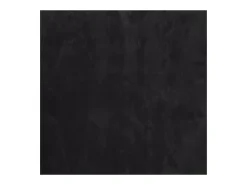 Alfombra HUARTE de pelo corto suave y lavable negra 200x200 cm