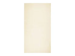 Alfombra HUARTE de pelo corto suave y lavable color crema 60x110 cm