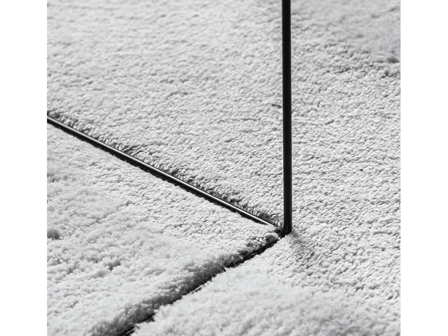 Alfombra HUARTE de pelo corto suave y lavable, gris, Ø 160 cm