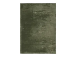 Alfombra HUARTE de pelo corto suave y lavable color verde bosque 160x230 cm