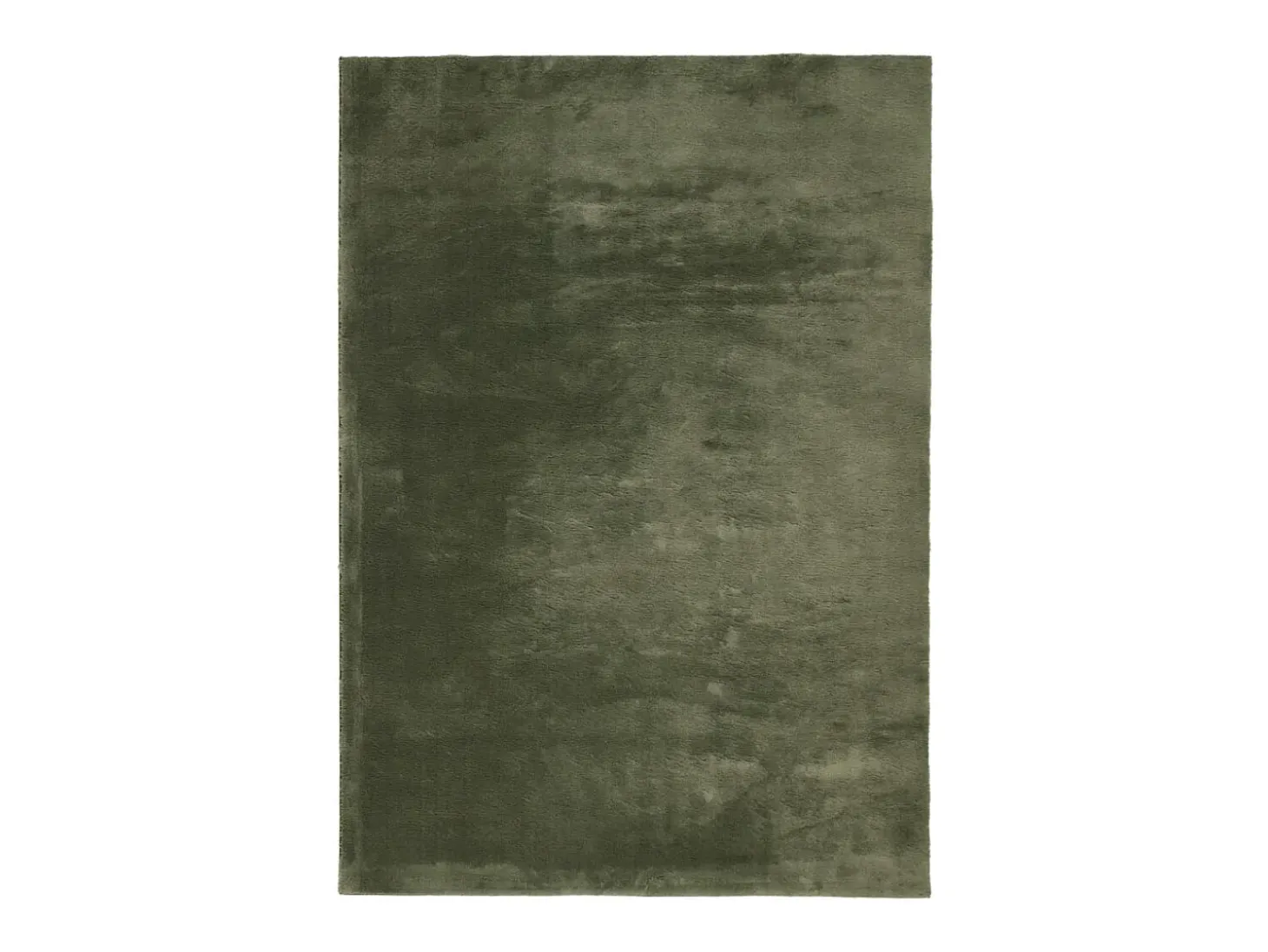 Alfombra HUARTE de pelo corto suave y lavable color verde bosque 160x230 cm