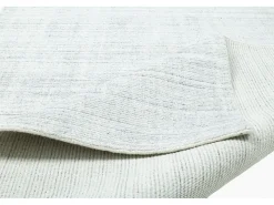 Alfombra Hygge de viscosa y lana 190x290 cm plata Boston