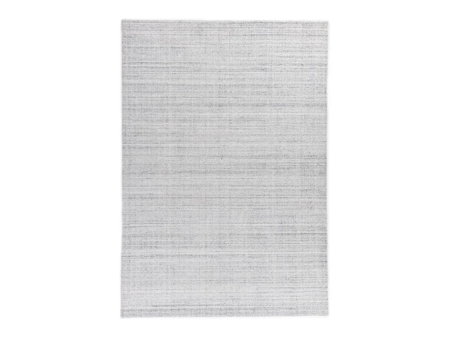 Alfombra Hygge de viscosa y lana 190x290 cm plata Boston
