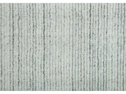 Alfombra Hygge de viscosa y lana 190x290 cm plata Boston