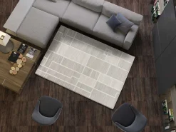 Alfombra interior - abstracto - crema - 200 x 300 cm - HL-ORIGIN