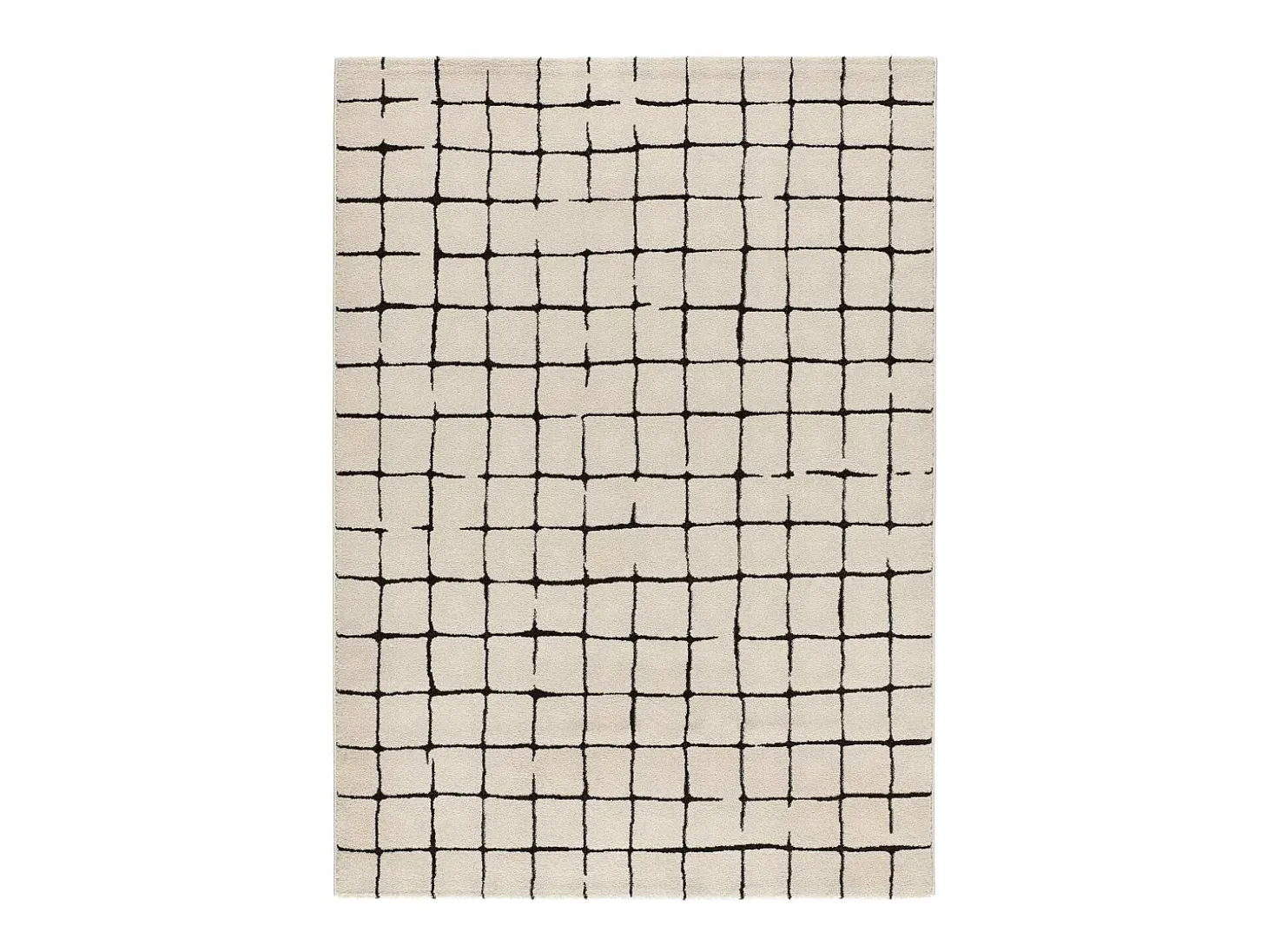 Alfombra interior - abstracto - blanco - 200 x 290 cm - RETRO