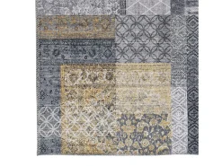Alfombra interior - abstracto - gris - 80 x 150 cm - NEILA