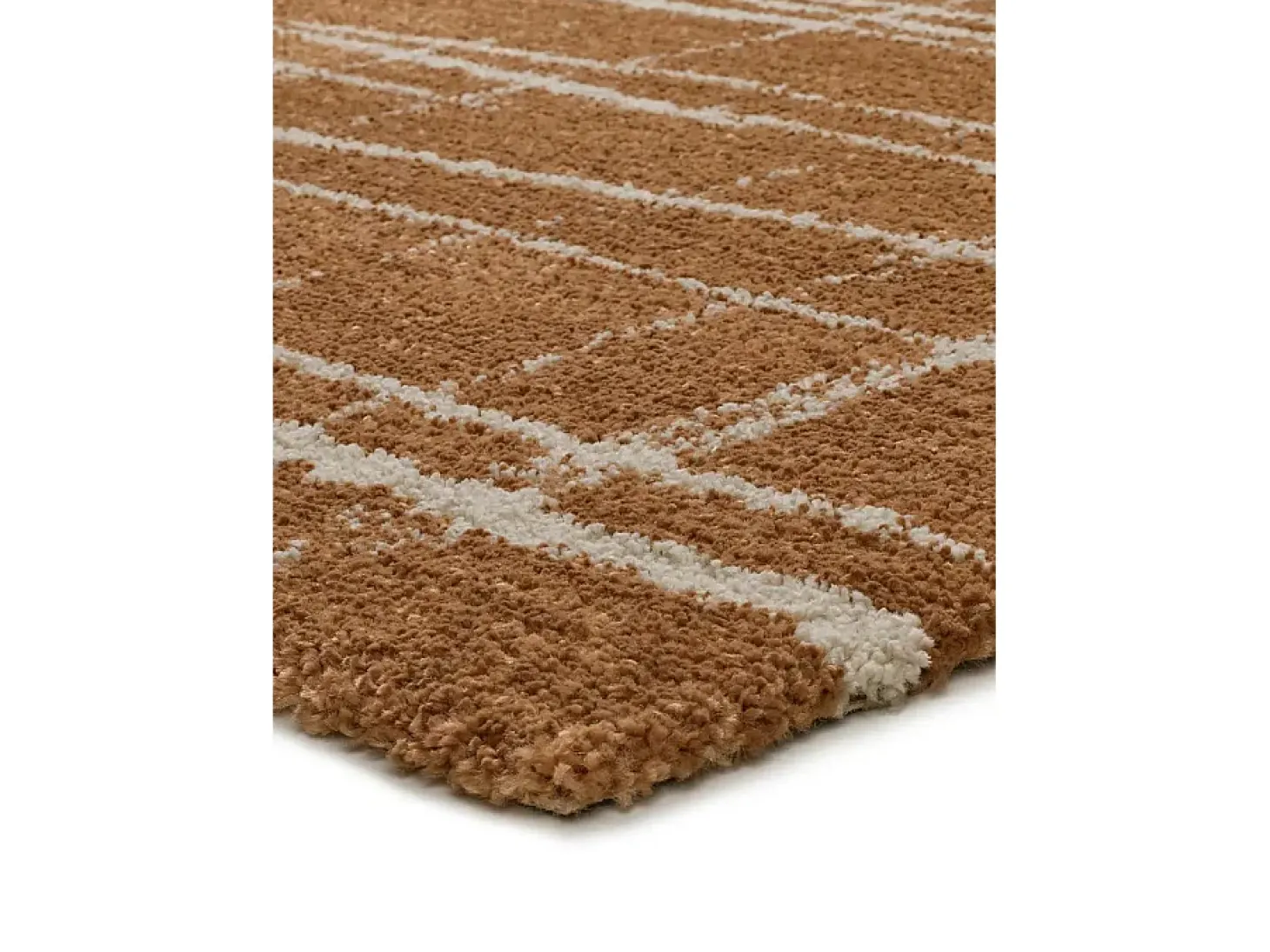 Alfombra interior - abstracto - cobre - 120 x 170 cm - VENUS