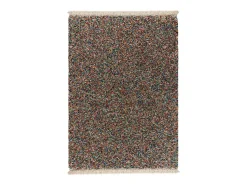 Alfombra interior - abstracto - multicolor - 80 x 150 cm - YEBEL