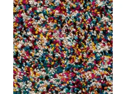Alfombra interior - abstracto - multicolor - 80 x 150 cm - YEBEL