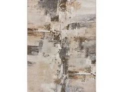 Alfombra interior - abstracto - beige - 120 x 170 cm - AYDIN