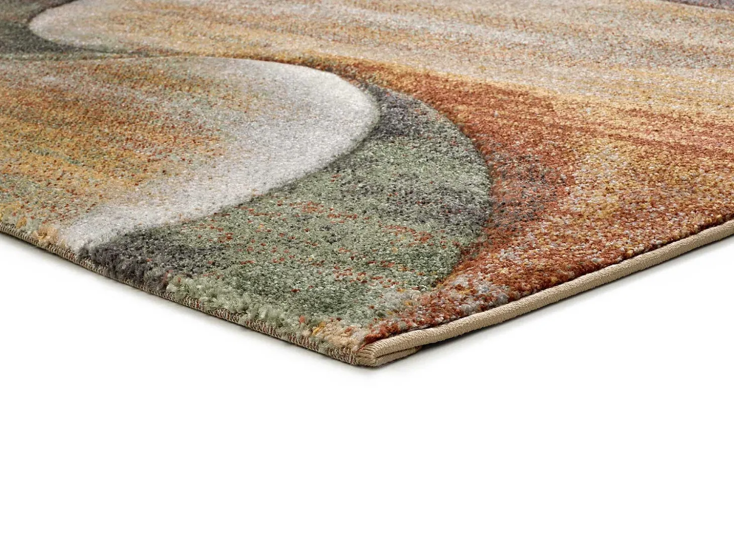 Alfombra interior - abstracto - terracota - 160 x 230 cm - LIBET