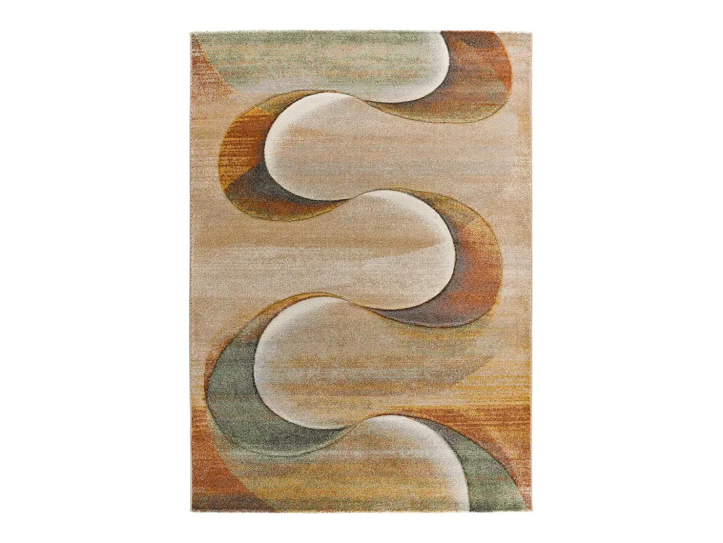 Alfombra interior - abstracto - terracota - 160 x 230 cm - LIBET