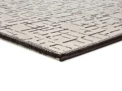 Alfombra interior - abstracto - blanco - 160 x 230 cm - RETRO