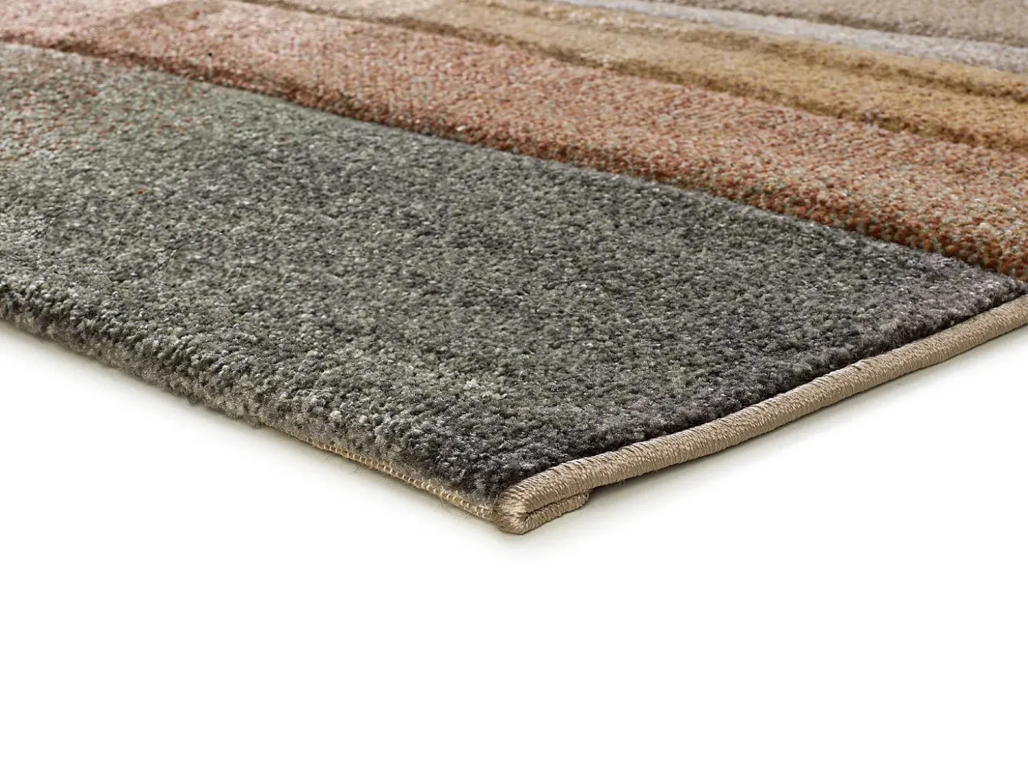 Alfombra interior - abstracto - multicolor - 80 x 150 cm - SORA