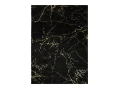 Alfombra interior - abstracto - negro - 140 x 200 cm - GOLD