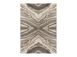 Alfombra interior - abstracto - beige - 80 x 150 cm - WEIMAR