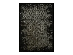 Alfombra interior - abstracto - negro - 160 x 230 cm - GOLD