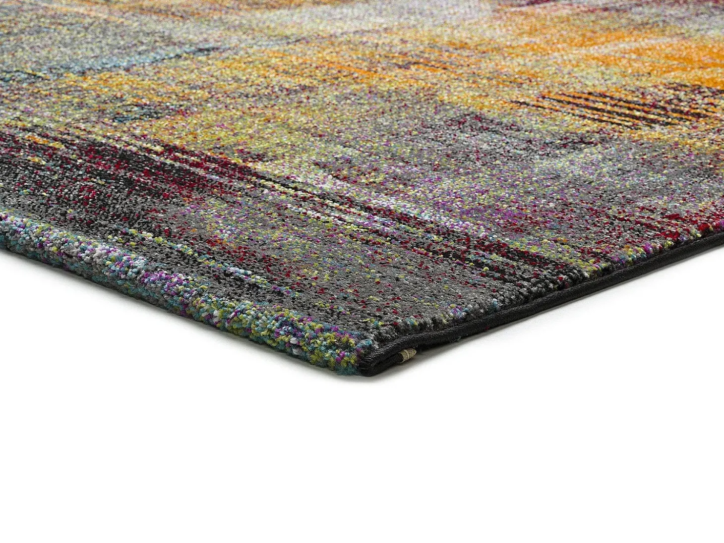 Alfombra interior - abstracto - multicolor - 60 x 120 cm - BIANCA