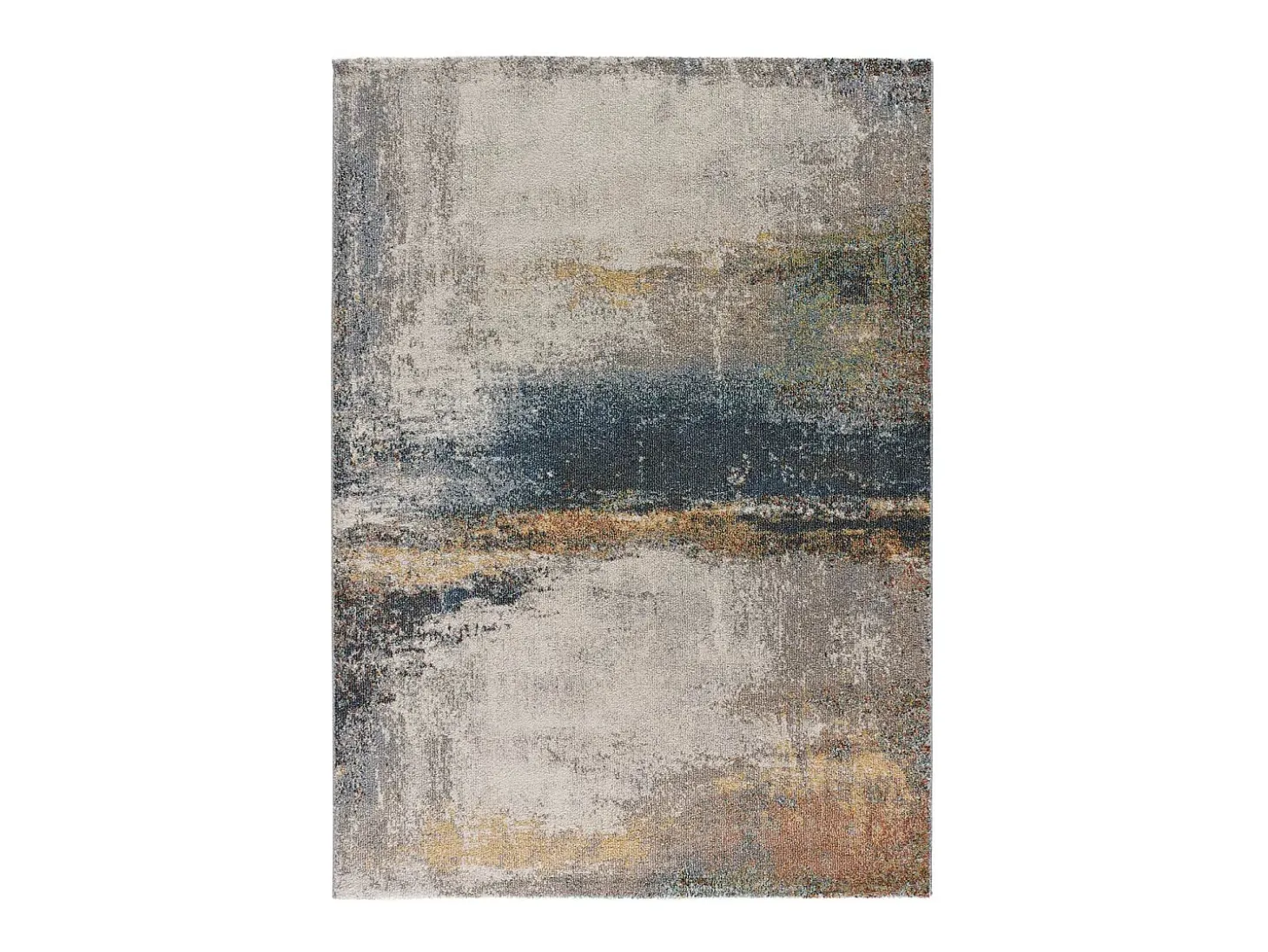 Alfombra interior - abstracto - azul - 80 x 150 cm - PARMA