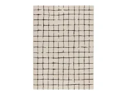 Alfombra interior - abstracto - blanco - 160 x 230 cm - RETRO