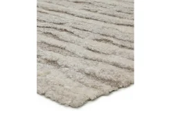 Alfombra interior - abstracto con relieve - beige - 160 x 230 cm - YEN