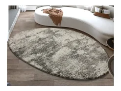 Alfombra interior - abstracto - gris - 194 x 290 cm - REFLEX PIEDRA
