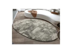 Alfombra interior - abstracto - gris - 194 x 290 cm - REFLEX PIEDRA