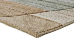 Alfombra interior - abstracto - multicolor - 80 x 150 cm - SORA