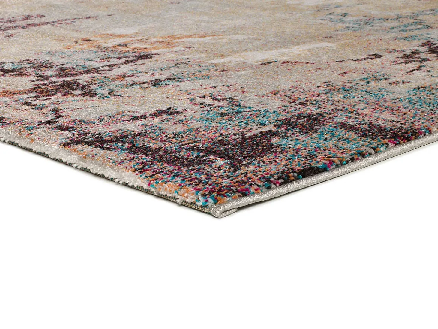 Alfombra interior - abstracto - multicolor - 80 x 150 cm - EIDER