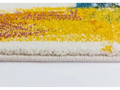 Alfombra interior - abstracto - multicolor - 60 x 120 cm - BELIS