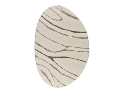 Alfombra interior - abstracto - blanco - 194 x 290 cm - NIAMEY