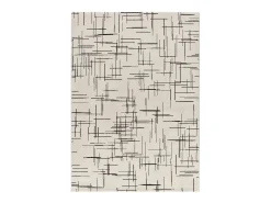 Alfombra interior - abstracto - blanco - 200 x 290 cm - RETRO