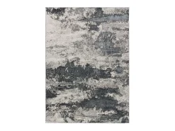 Alfombra interior - abstracto - gris - 140 x 200 cm - AGATA