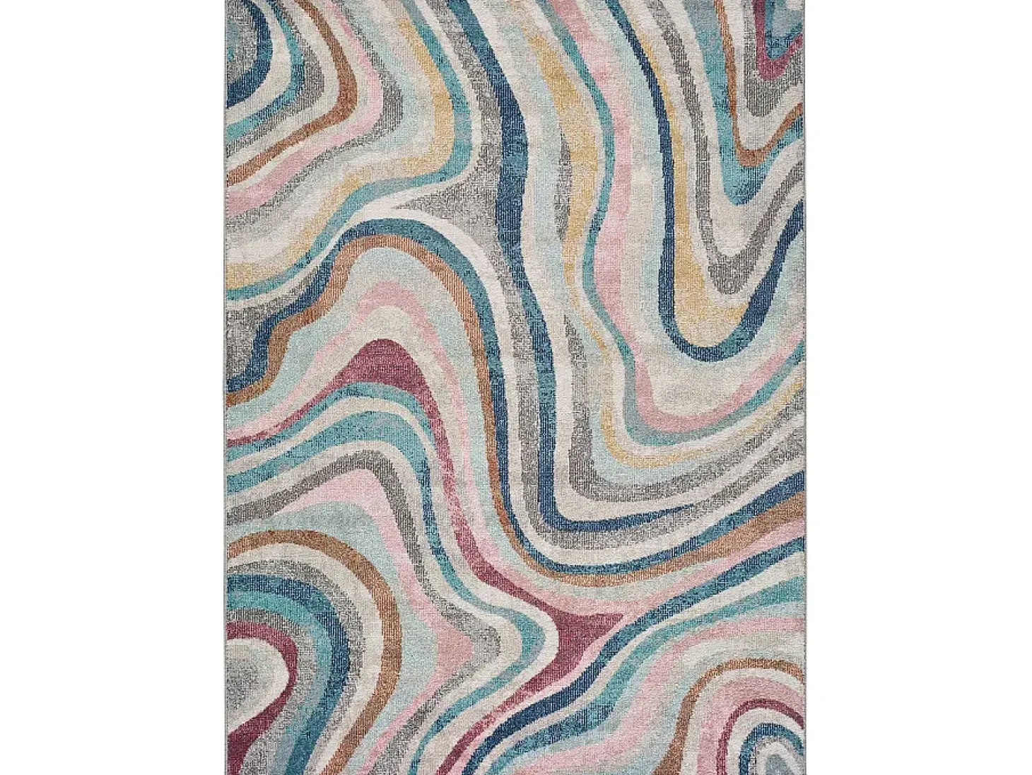 Alfombra interior - abstracto - multicolor - 60 x 120 cm - PARMA
