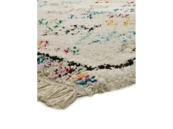Alfombra interior - bereber - blanco - 135 x 190 cm - YEBEL